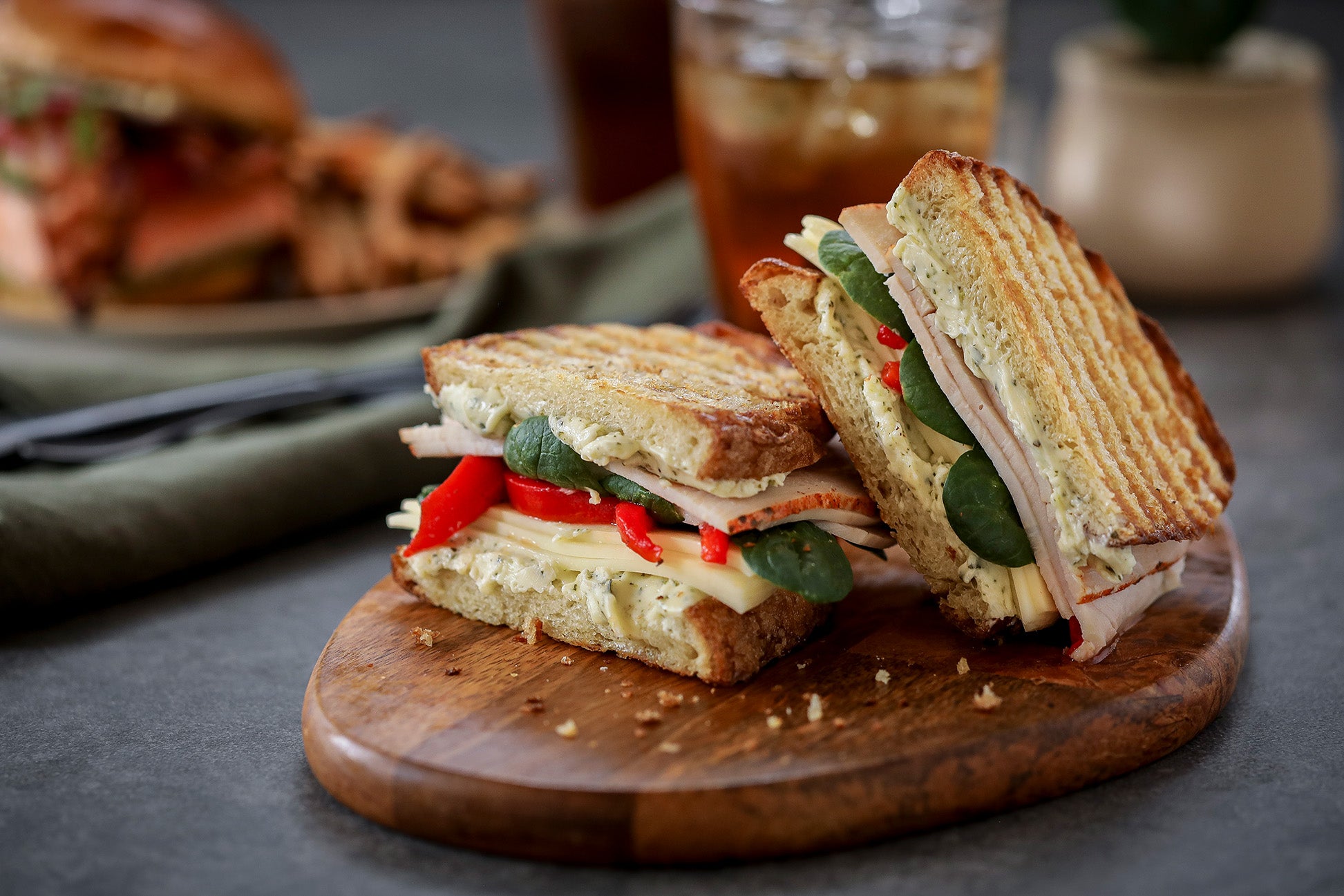 Grilled sandwich with Epicurean Butter