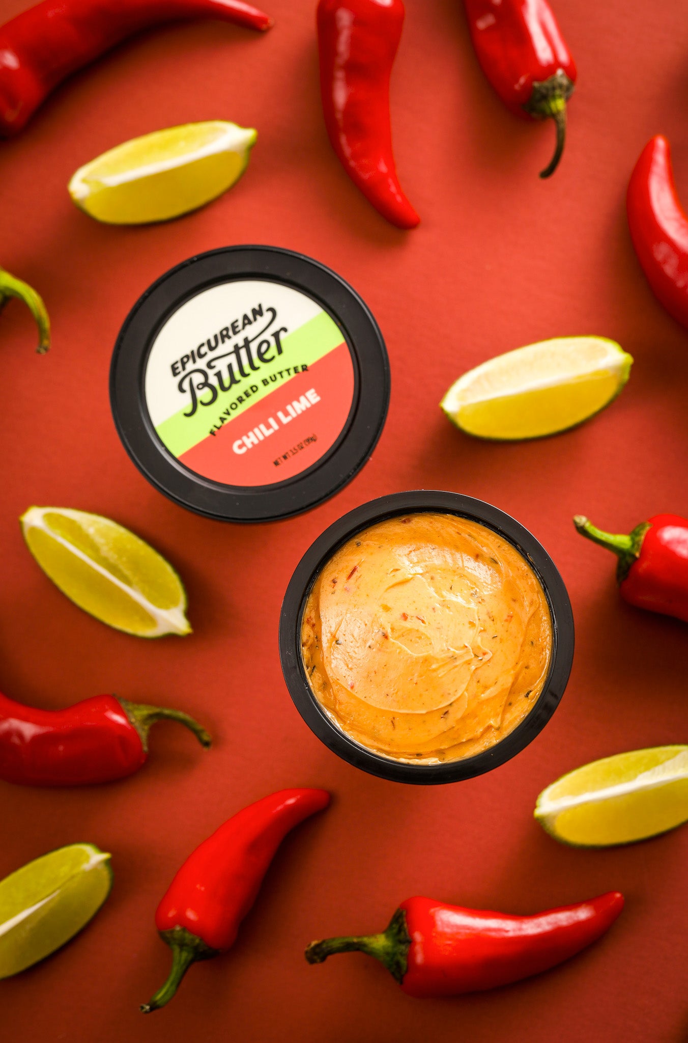 Chili Lime tub with ingredients